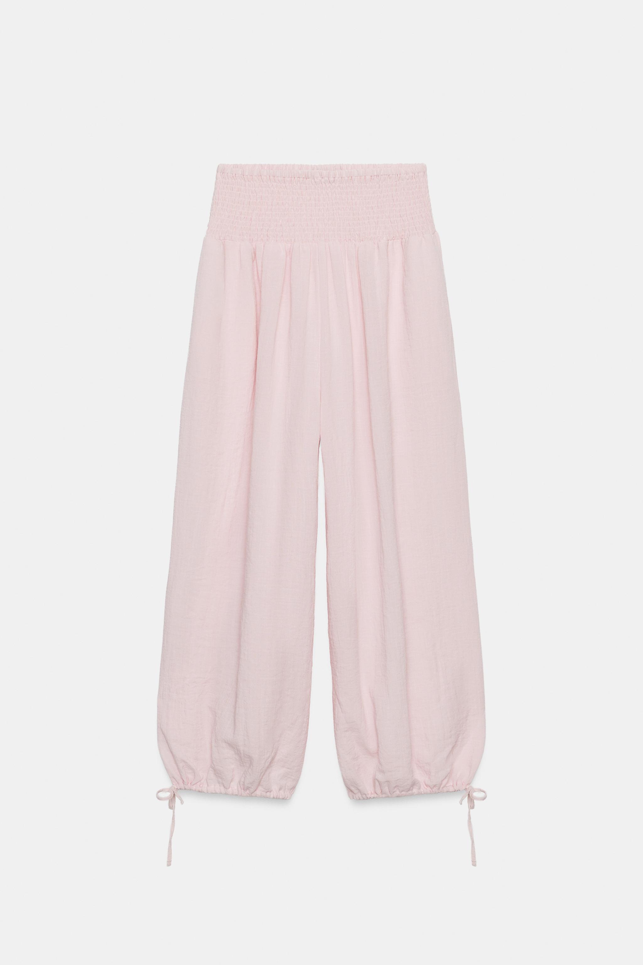 ELASTIC WAIST BAGGY PANTS